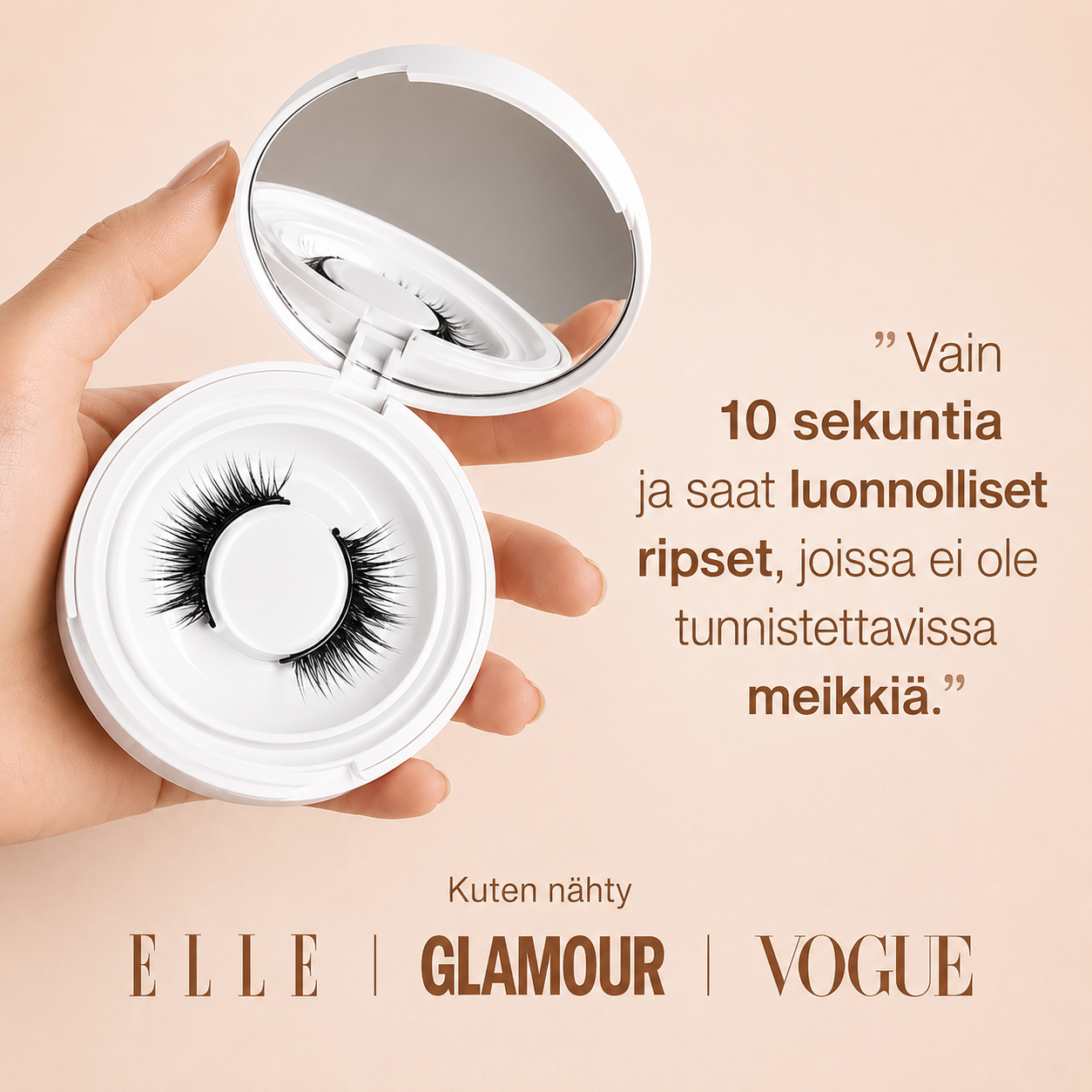 Mirelle™ Magneettinen ripsisetti salonkivaikutuksella
